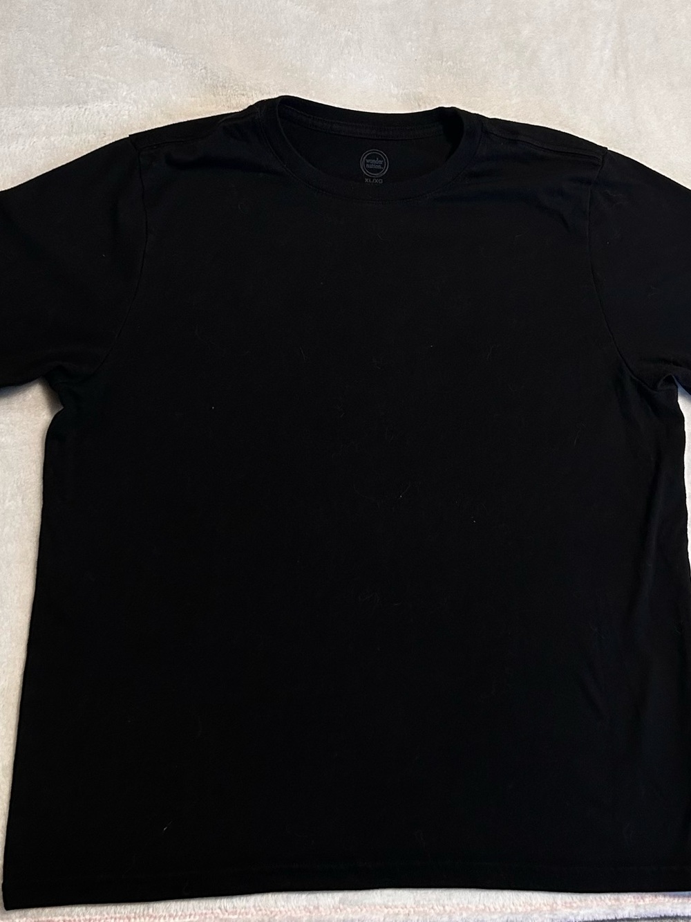 wonder nation Black Short Sleeve Crew Tee
